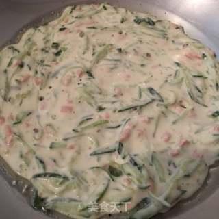 小占瓜做饼吃,传统美食新演绎